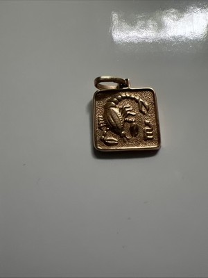 Scorpion Pendant Necklace, 585 Gold - 14k 2.94gr