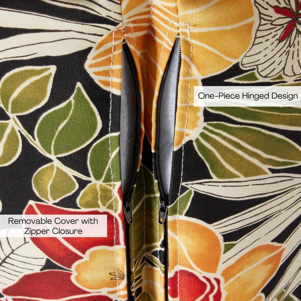 Outdoor High Back Dining Chair Pad, Aloha - Image 4 of 4