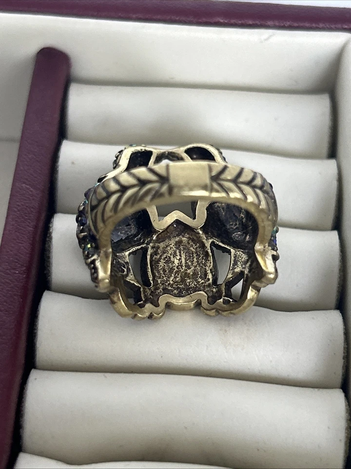 Raro anel Heidi Daus Ravishing Raven tamanho 7 inspirado no magnífico colecionador da Disney - Imagem 3 de 4
