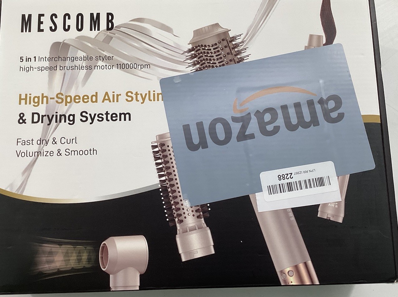 Mescomb 5 In 1 Interchangeable Styler High Speed Air Styling And Drying System