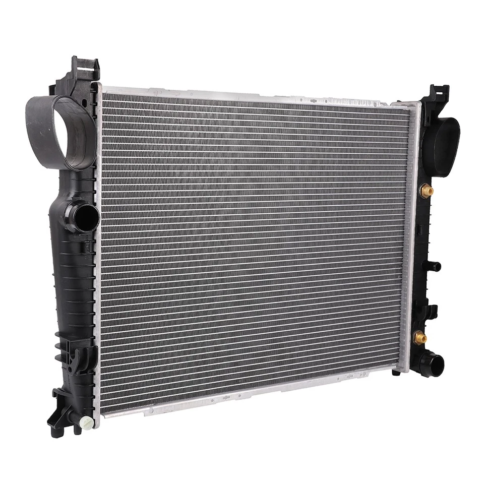 Aluminum Radiator with Oil Hose Clamps Kit For 2001-2006 Mercedes-Benz S55 AMG Foto 4 de 4