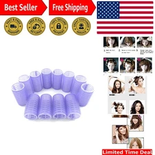 DIY Hair Styling Made Easy: 30mm Self Grip Curlers for Salon-Worthy Curls, 2PCS