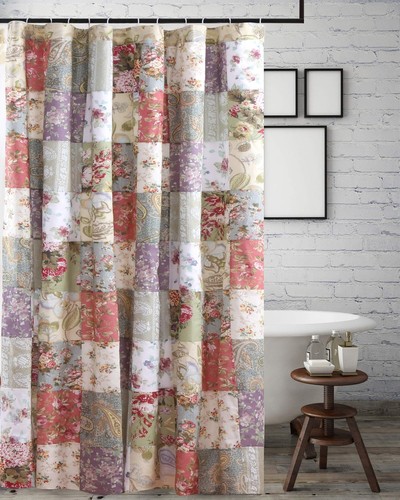 Greenland Home Blooming Prairie Shower Curtain, Multi Multi Color - Picture 5 of 6