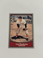 1990 PACIFIC BASEBALL LEGENDS LOU BOUDREAU #9 - Red Sox