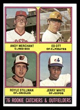 1976 Topps Baseball Card #594 Rookie Catchers Ed Ott. rookie card picture