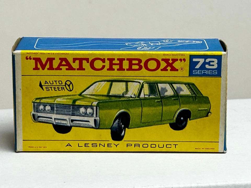 Matchbox Superfast No. 73 Mercury Station Wagon & Dogs with Original Box, Nice - Image 3 of 4