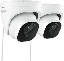 5MP PoE Security Camera, 100ft IR Night Vision Support 256GB SDCard RLC-520A 2ps