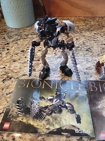 Completed Vintage Bionicle Lego Lot Numbers 8566, 8568, 8572