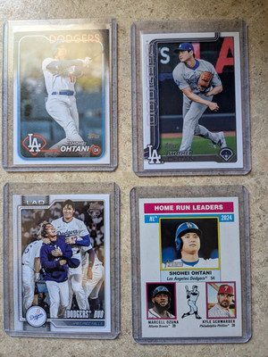 Topps 2024 Shohei Ohtani Dodgers MLB Lot 4 Heritage Archives 265 400 500