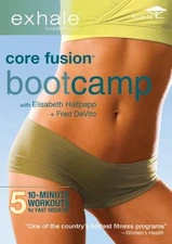 Exhale: Core Fusion - Bootcamp - DVD By Elisabeth Halfpapp,Fred DeVito - GOOD