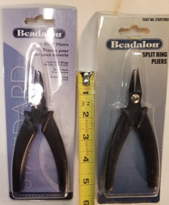 2 Beadalon 5" Split Ring Pliers, Part No. JTSPLR61, Jewelry Tool, New in Package
