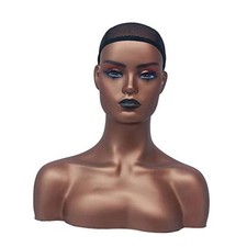 Realistic Female Mannequin Head with Shoulder Luxy Design Display Color Y10