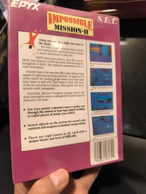 Impossible Mission II Nintendo Nes Brand New (But Box Is Damaged)