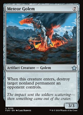 4 x Meteor Golem - Foundations - NM-Mint - MTG