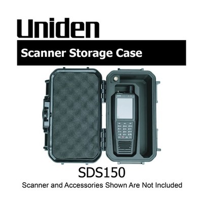 Uniden SDS150 Handheld Portable Radio Scanner Custom Storage Carrying Case