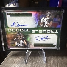 2025 Score Houston Texans Double Trouble Auto Nico Collins & Dalton Schultz /100
