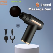 6 Speed Massage Gun Percussion Massager Deep Tissue Muscle Vibrating Relax ,Gift