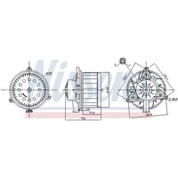 Nissens InnenraumgeblÄSe GeblÄSemotor Passend FüR Chevrolet Cruze Opel Insignia