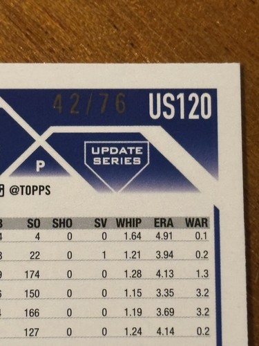 2023 Topps Update Series - Jake Odorizzi #US120- Independence Day SP 42/76 π - Picture 3 of 4