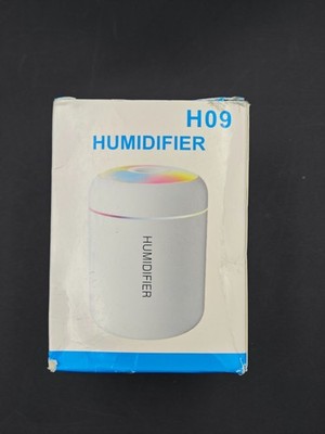 Weiß Mini Aroma Diffusor Luftbefeuchter H09 LED Nachtlicht Home Relax USB