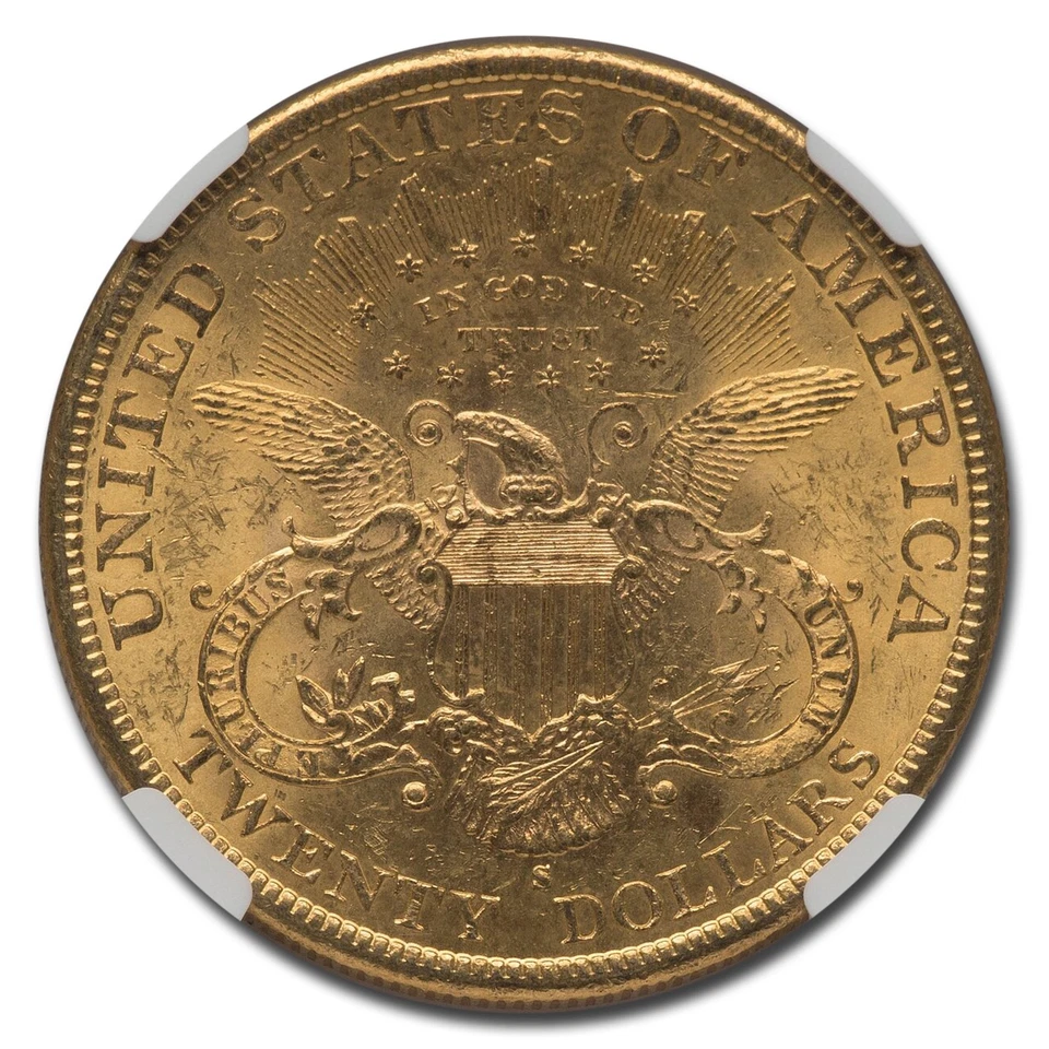 1895-S $20 Liberty Gold Double Eagle MS-62 NGC - Image 3 of 3
