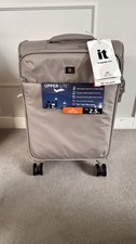 it Luggage Upper-Lite Cabin Suitcase Lightweight TSA Lock 4 Wheels – Grey