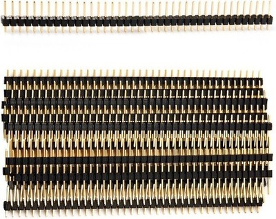 Arduino GPIO 40 Pin Male Header Strips 10pcs Straight Single Row Gold Plated