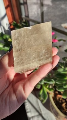 Optical Calcite, Natural Gemstone, Crystal Healing, Positive Vibes