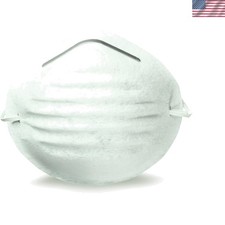 Nuisance Disposable Dust Mask, Box of 50 - Lightweight Respiratory Protection