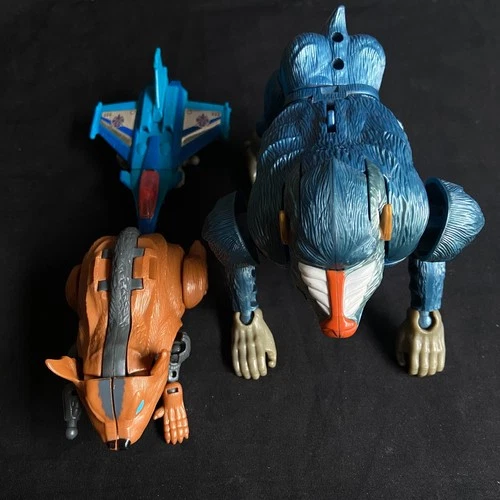 Transformers Vintage Beast Wars Bundle 3x Assorted Figures - Incomplete
