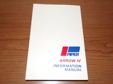 Piper Arrow IV PA-28RT-201 Information Manual 761-730