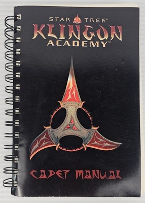 Star Trek Klingon Academy Cadet Manual by Interplay PC Game Manual Only