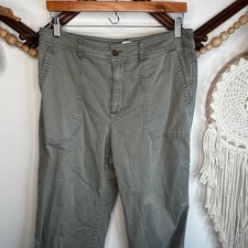 Gap Green Girlfriend Khaki Pants 12