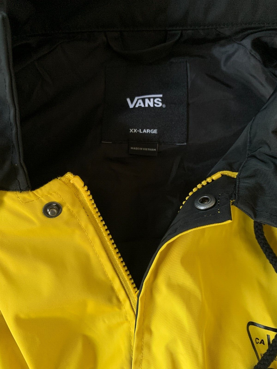 ジャケット・アウター VANS M FIELD SHELL JACKET XL Vans Men's Size S Jacket Black (Windbreaker/Waterproof) | eBay