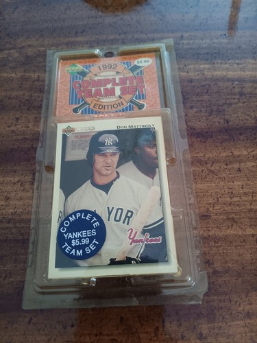 1992 Upper Deck New York Yankees Complete Team Set - Sealed - Picture 3 of 4