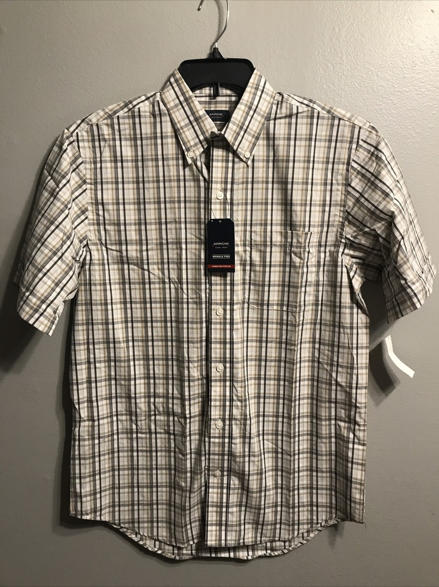 トップス ARROW BUTTON DOWN GINGHAM CHECK SHIRT Buy Arrow Sports Gingham Check Cotton Shirt - NNNOW.com