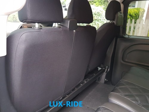 TAILORED SEAT COVERS For MERCEDES VITO 447 2018 - 2025 ART. LEATHER & ALICANTE - Picture 6 of 7