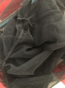 Maison Close Longewear Ruched Sheer Mesh Catsuit Black Size XS US 2 Inseam 28 In