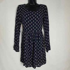 Forever 21 Long Sleeve Dress Women Ladies Size Small Blue