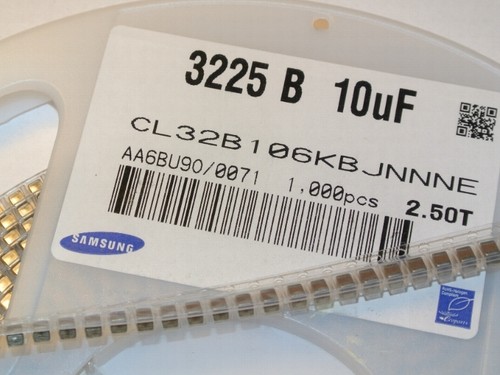 10uF 50 V X7R 10 % SMD 1210 CL32B106KBJNNNE Samsung Kondensatoren ...