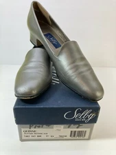 Vintage Selby Womens 9.5 9/2 4A Pumps Shoes Heels Quinne Pewter Metisse