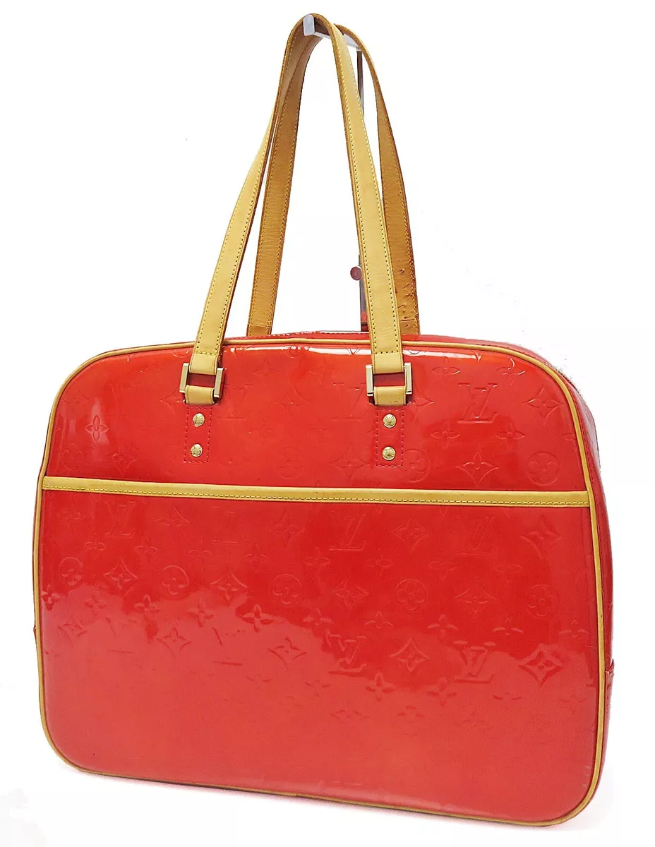 Sutton patent leather handbag