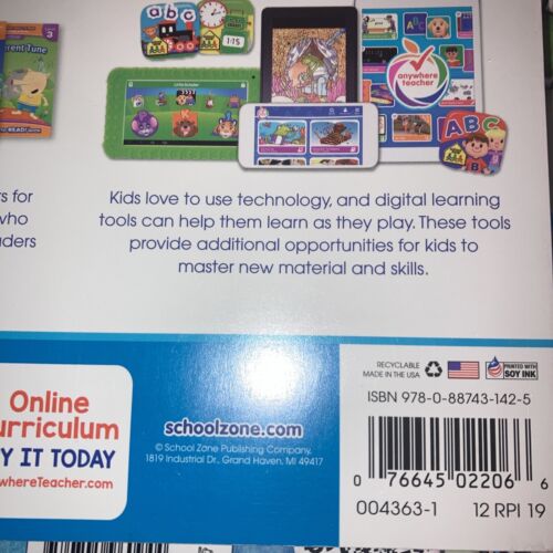 School Zone - Math Basics 6 Workbook - 64 Pages Ages 11 to 12 6th Grade Power... - Foto 2 di 3