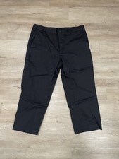 Uniqlo Dress Pants Mens Size 32x21 Short Black Straight Trousers Slacks