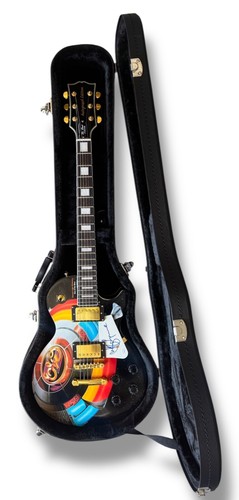 Jeff Lynne Signed Guitar Custom JSA COA ELO Electric Light Orchestra Mr Blue Sky - Picture 4 of 5