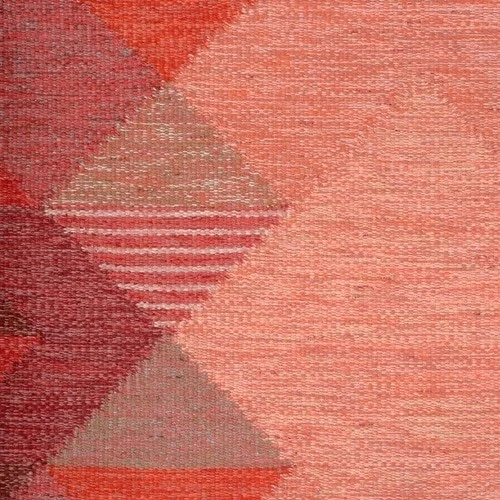 8x10 Vintage Scandinavian Swedish Kilim Flatweave Rug For  Bedroom - Image 2 of 3