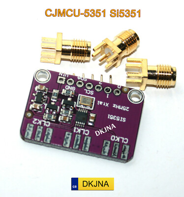 CJMCU-5351 Si5351A Programmable Clock Generator Module 8kHz-160MHz Arduino I2C