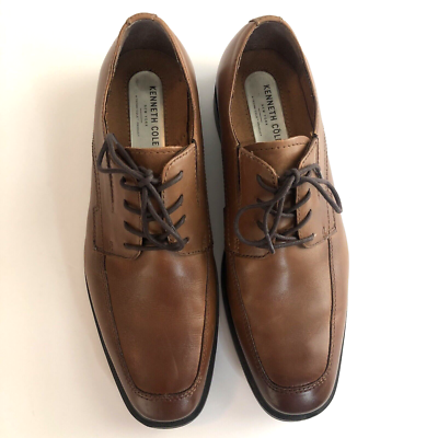 Kenneth Cole Brown Leather Oxford Shoes Men Size 10.5 | eBay display picture 1