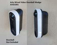 Arlo Essential Wired Doorbell Wedge Angle Mount Bracket 15 25 35 45 60 90 Degree