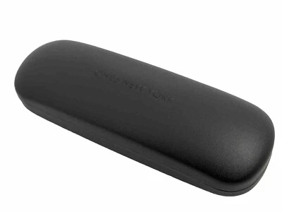 NEW Jones New York Black Hard Clamshell Eyeglasses Case With Spring Closure